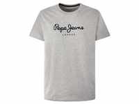 Pepe Jeans Herren T-Shirt - EGGO N, Rundhals, Kurzarm, Logo Grau S