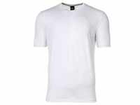 BOSS Herren T-Shirt - Rundhals, Mix & Match, Baumwoll Stretch, Logo Weiß XXL