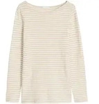 Marc O'Polo Damen Langarmshirt - Slub-Jersey T-Shirt Longsleeve, Regular Fit,