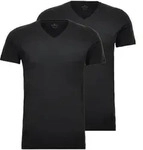 RAGMAN Herren T-Shirt, 2er Pack - Body Fit V-Neck, Natural Flex Cotton,...