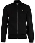 LACOSTE Herren Sweatjacke mit Stehkragen - Zipper, aufgerautes Fleece, Baumwoll-Mix