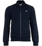 LACOSTE Herren Sweatjacke mit Stehkragen - Zipper, aufgerautes Fleece,...