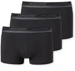 UNCOVER by SCHIESSER Herren Shorts 3er Pack - Serie "Uncover", Unterhose Schwarz L