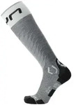 UYN Herren Ski Socken - One Merino Socks, Merinowolle, Logo Grau / 39-41