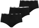 PUMA Damen Iconic Mini Shorts, 3er Pack - Soft Cotton Stretch Schwarz L