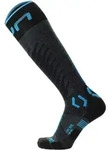 UYN Herren Ski Socken - One Merino Socks, Merinowolle, Logo Grau/Blau / 39-41