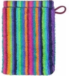 CAW&Ouml; Waschhandschuh - C Life Style Stripes, Waschlappen, Walkfrottier Multicolor