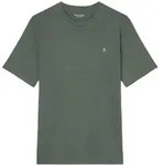Marc O'Polo Herren T-Shirt - Small-Logo, Regular Fit, Baumwolle, Logoprint, uni Gr&uuml;n