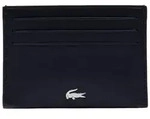 LACOSTE Herren Kreditkartenh&uuml;lle, echtes Leder - Credit Card Holder, 7,5x11x1cm
