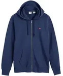 Levi's Herren Sweatjacke mit Kapuze - The Original Housemark Zip Up, Baumwolle Blau /