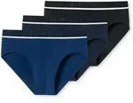 SCHIESSER Herren Slips, 3er Pack - "95/5", Rio Briefs, Logo-Bund, Stretch Baumwolle