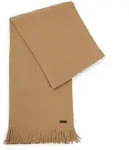 BOSS Herren Schal, Schurwolle - Albas, Strickschal, Fransen, 170x25cm, One Size...