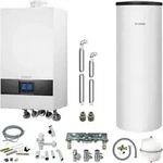 Buderus GB172i.2 Logaplus Gas-Brennwert Paket W22 mit Regelung BC400 und