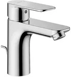Waschtischmischer Hansabasic XL, Ausladung 112 mm, mit Zugstange, chrom - 55502203
