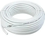 SAT Koaxialkabel 110 dB, wei&szlig; - Rolle 100 m ** 1m/0,91 EUR