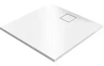 Duschwanne H&uuml;ppe EasyFlat 1000 x 52 x 1000 mm, Mineralguss, wei&szlig; - EF0102055