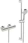 Brausethermostat-Set Hansabasic, Brausestange 700 mm, Handbrause u. Brauseschlauch -