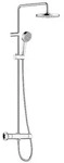 Duschsystem Hansabasic mit Thermostat, Kopfbrause 200 mm, chrom - 55350110