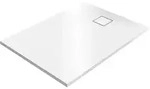 Duschwanne H&uuml;ppe EasyFlat 1800 x 52 x 800 mm, Mineralguss, Ablauf kurze Seite, wei&szlig;