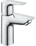 Waschtischmischer Grohe BauEdge S-Size, Ausladung 93 mm, Mittelstellung kalt,...