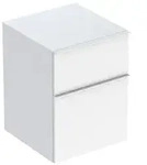 Seitenschrank Geberit iCon 450 x 600 x 476 mm, wei&szlig; hochglanz/Griff, wei&szlig; matt -