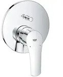 Unterputz-Wannenmischer Grohe Eurosmart, Rosette &Oslash; 158 mm, chrom - 24043003