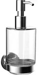 Seifenspender emco round, Glasteil satiniert, chrom - 432100100