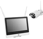 Full HD WLAN &Uuml;berwachungssystem mit Monitor WR100 SET MB - 1 TB Festplatte