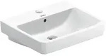 Waschtisch Duravit No. 1 550 x 175 x 460 mm, mit &Uuml;berlauf, 1 Hahnloch, wei&szlig; -