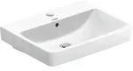 Waschtisch Duravit No. 1 600 x 175 x 460 mm, mit &Uuml;berlauf, 1 Hahnloch, wei&szlig; -