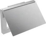 Papierrollenhalter Hewi System 900 Q, mit Deckel, chrom - 900Q21.00140