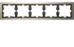 D-Life Metallrahmen, 5-fach, Nickelmetallic