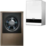 Buderus Luft-Wasser-W&auml;rmepumpe Logatherm WLW196i-4 AR B bivalent mit...