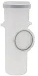 Buderus PP-Revisions-Abgasrohr &Oslash; 80 mm - L&auml;nge 250 mm - mit Pr&uuml;f&ouml;ffnung -