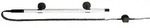 scangrip&reg; LINE LIGHT 2 POST LED-Arbeitsleuchte, Leuchtstoffr&ouml;hren, 24 W -...