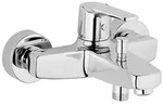 Aufputz-Wannenmischer Heinrich Schulte Alpha 300, Ausladung 161 mm, chrom -