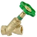 Schr&auml;gsitzventil, 3/4'' IG - DN20 - mit steigender Spindel, Fettkammeroberteil,