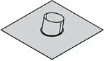 Viessmann Universal Dachpfanne DN160/180, f&uuml;r Dachneigung 20-50&deg;, schwarz - 7501787