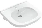 Waschtisch Villeroy & Boch ViCare mit &Uuml;berlauf, 600 x 550 mm, Hahnloch mittig, wei&szlig;