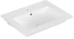 Waschtisch Villeroy & Boch Venticello 650 x 500 mm, 1 Hahnloch, mit &Uuml;berlauf, wei&szlig;