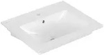 Waschtisch Villeroy & Boch Venticello 600 x 500 mm, 1 Hahnloch, mit &Uuml;berlauf, wei&szlig;
