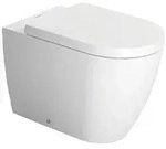 Stand-Tiefsp&uuml;l-WC Duravit ME by Starck 370 x 400 x 600 mm, Sp&uuml;lrand halb...