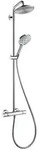 Duschsystem Hansgrohe Raindance Select Handbrause, Kopfbrause &Oslash; 240 mm und
