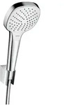 Handbrause-Set Hansgrohe Croma/Select E Vario/Porter, Schlauch 1250 mm, wei&szlig;/chrom -