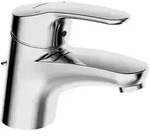 Waschtischmischer Hansa Hansamix, Ausladung 127 mm, mit Zugstange, chrom - 01102283