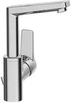 Waschtischmischer Hansa Hansatwist, Ausladung 130 mm, mit Zugstange, chrom - 09542203