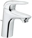 Waschtischmischer Grohe Eurostyle, Ausladung 110 mm, geschlossener Hebel, mit