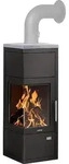 Kaminofen Justus Diego W+, Speckstein / Stahl schwarz, 6 kW - 4698 11