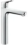 Waschtischmischer Hansgrohe 230 Focus, Ausladung 185 mm, mit Zugstange, chrom -