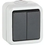 Aufputz-Serienschalter PEHA IP44, grau, D625 WAB